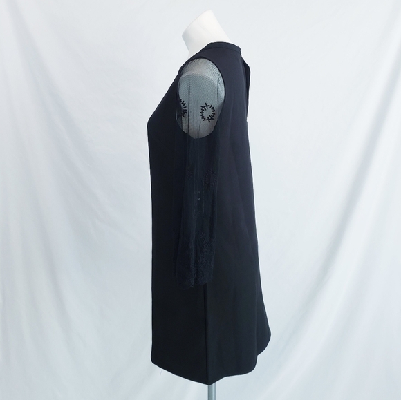 NWT Lulu's Once Upon a Midnight Black Embroidered Bell Sleeves - Picture 6 of 13